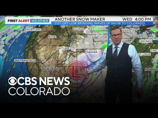 ⁣Mid-week snow storm set to blast into Colorado