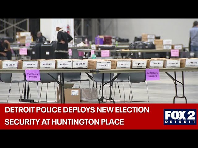 ⁣Detroit police deploys new election security after chaos during 2020