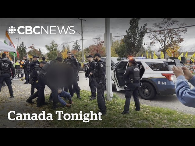 ⁣Several arrested after violent clashes outside of Hindu temples in B.C. and Ontario | Canada Tonight