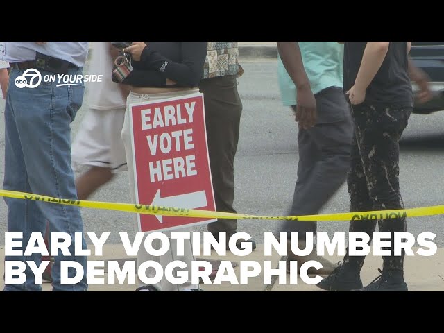 ⁣Taking a look at the voter demographics before the election