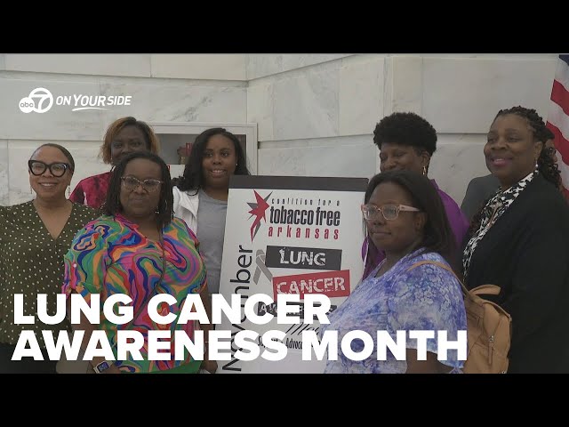 ⁣Arkansas Lung Cancer Awareness Month in Arkansas