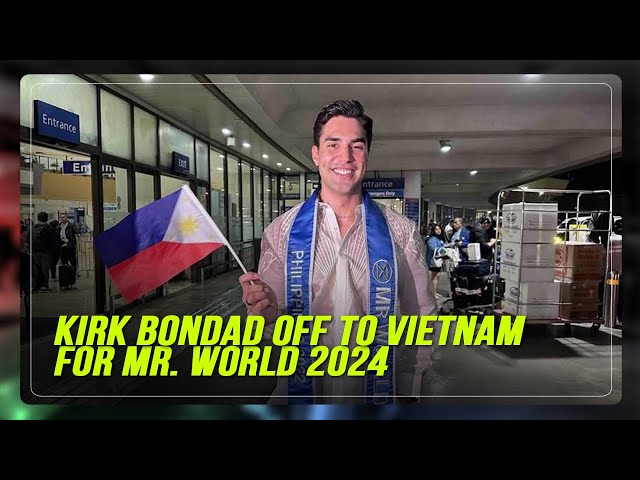 ⁣Kirk Bondad off to Vietnam for Mr. World 2024