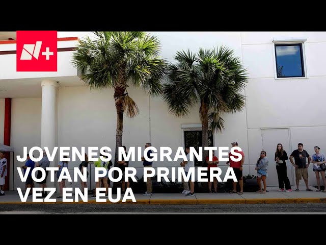 ⁣Jóvenes migrantes acuden a centros electorales para emitir su primer voto  - En Punto