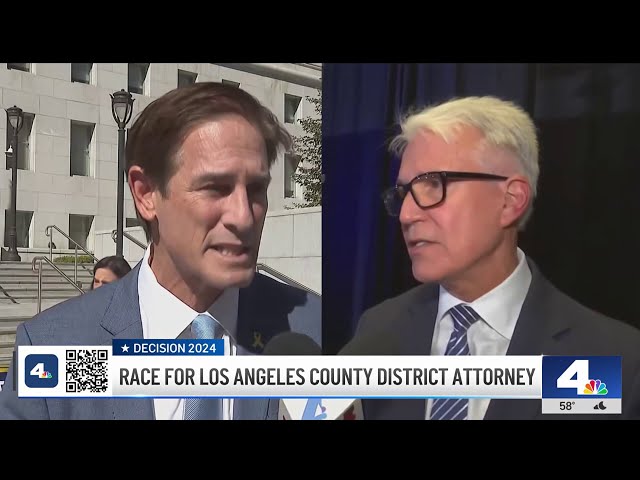 ⁣LA County district attorney candidates make final push to voters