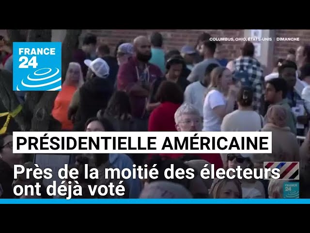 ⁣Présidentielle américaine : près de la moitié des électeurs ont déjà voté • FRANCE 24