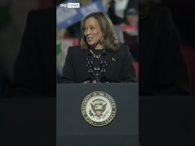 ⁣Kamala Harris makes her final pitch to voters in Pennsylvania