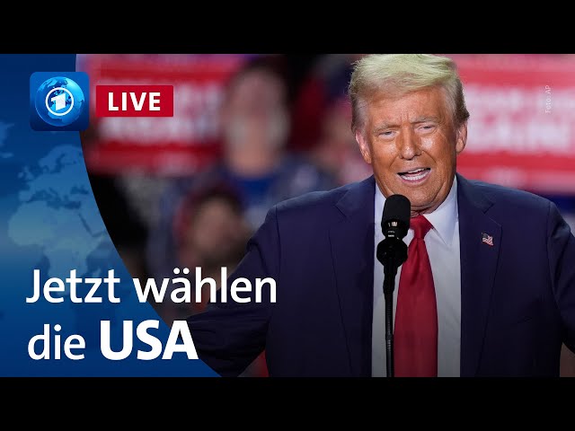 ⁣LIVE | Trump vs. Harris: Wahl in den USA | tagesschau24