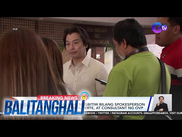 ⁣Atty. Michael Poa, nagbitiw bilang spokesperson ni VP Sara Duterte... | Balitanghali