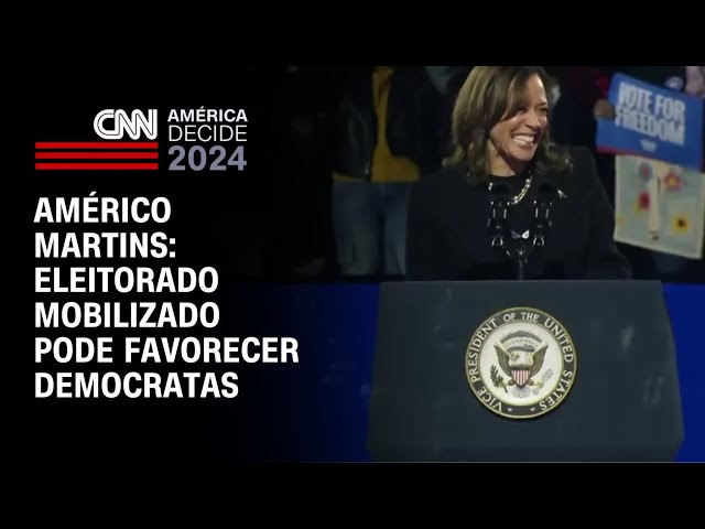 ⁣Américo Martins: Eleitorado mobilizado pode favorecer democratas | CNN NOVO DIA