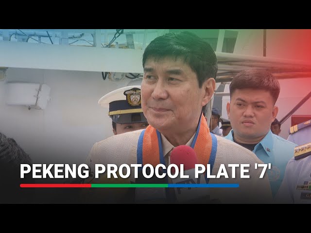 ⁣Ilegal na paggamit ng '7' protocol plate, posibleng paimbestigahan ni Tulfo