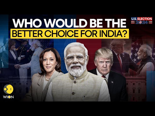 ⁣TRUMP OR HARRIS? Who Would Be The Better Choice For India? | Donald Trump | Kamala Harris | USA LIVE