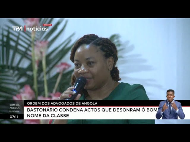 ⁣Ordem Dos Advogados de Angola -  Bastonário condena actos que desonram ó bom nome da classe