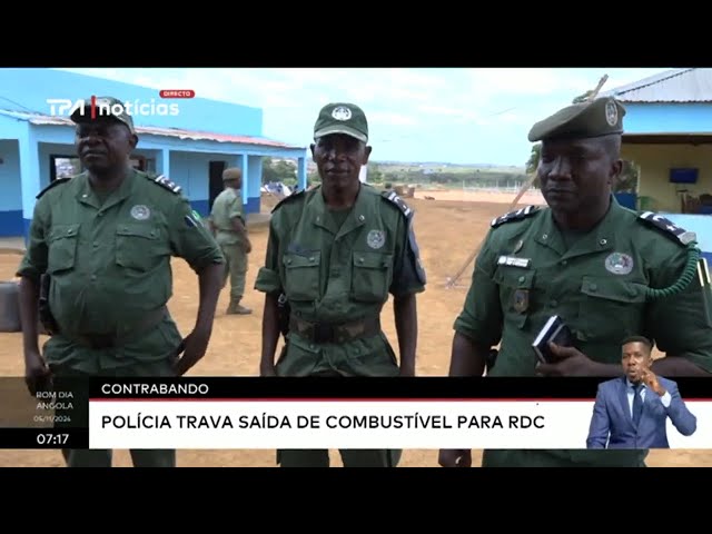 ⁣Contrabando  - Polícia trava saída de combustível para RDC