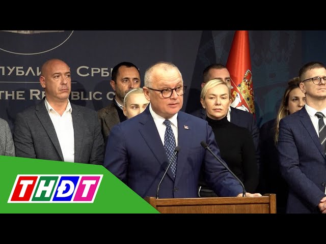 ⁣Bộ trưởng Serbia từ chức sau vụ sập mái nhà ga | THDT