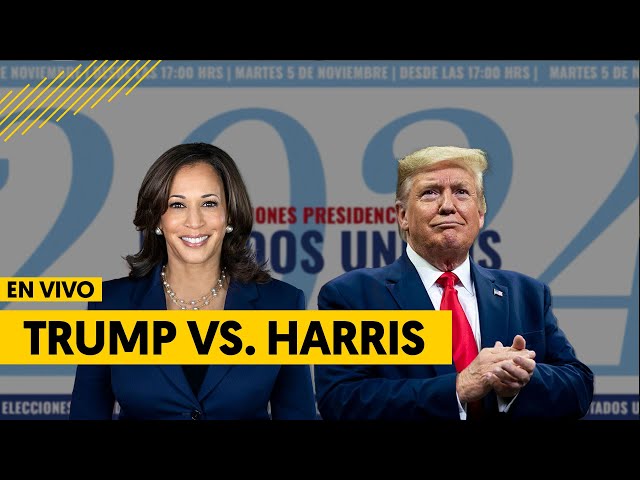 ⁣EN VIVO: Elecciones presidenciales en Estados Unidos / Kamala Harris vs. Donald Trump