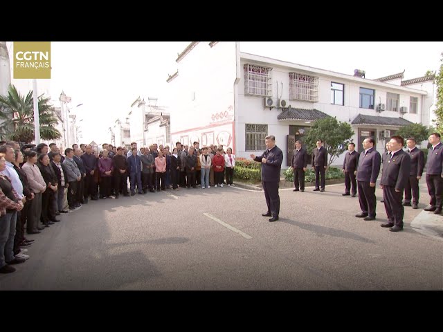 ⁣Xi Jinping inspecte la province du Hubei