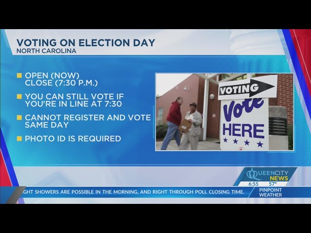 ⁣9 things to know when voting on Election Day