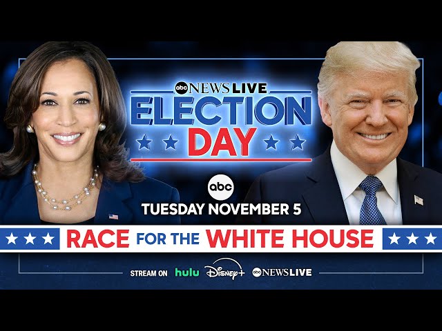 ⁣LIVE: Election Day 2024: ABC News Live coverage