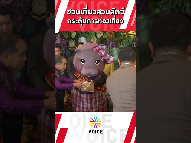 ⁣"หมูเด้งบุกทำเนียบ" #นายกฯแพทองธาร ชวนเที่ยวสวนสัตว์ กระตุ้นการท่องเที่ยว