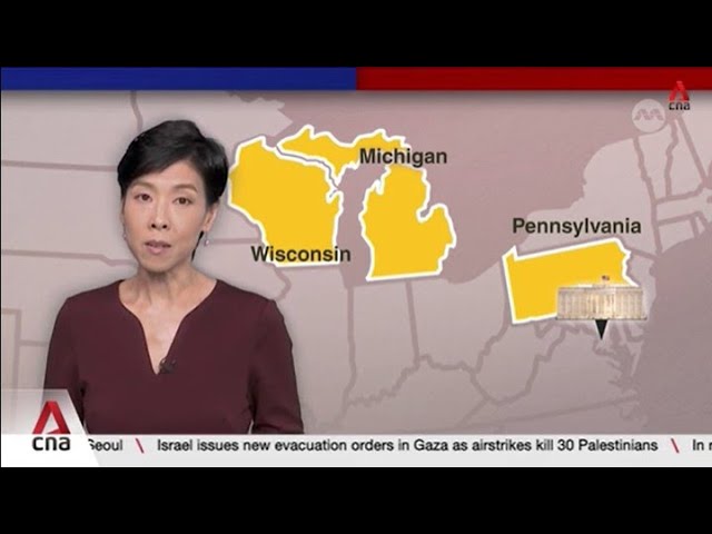 ⁣Race to White House: The significance of electoral votes in swing states