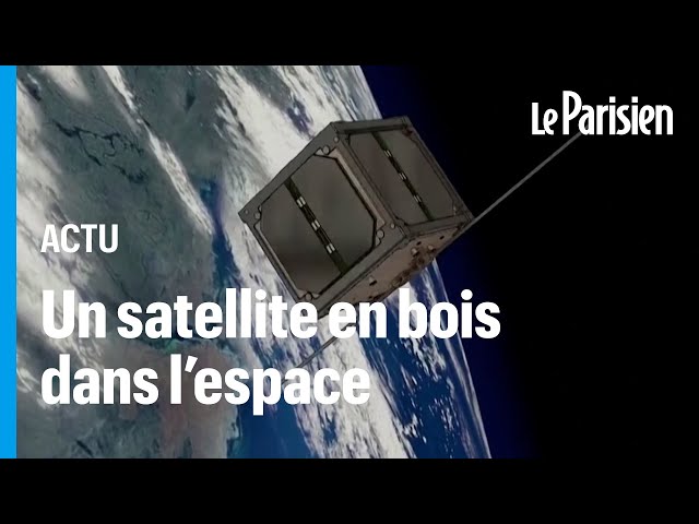 ⁣Le premier satellite en bois en route vers l'ISS