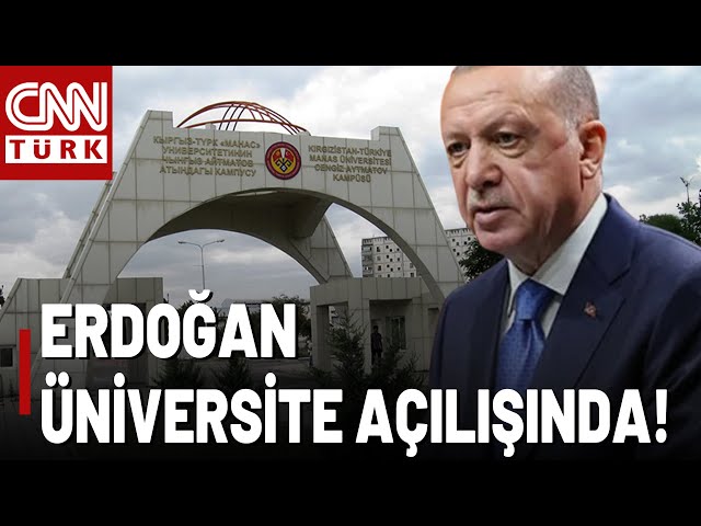 ⁣Erdoğan Kırgızistan - Türkiye Manas Üniversitesi'nde Konuşuyor "Manas Üst Üste 2 Kez İlk B