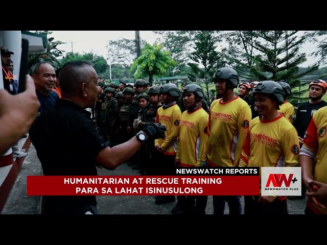 ⁣Militar, sibilyan nagsanay sa rescue at disaster response | NewsWatch Reports