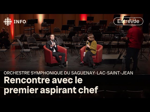 ⁣Rencontre avec le premier aspirant chef de l’Orchestre symphonique du Saguenay-Lac-Saint-Jean