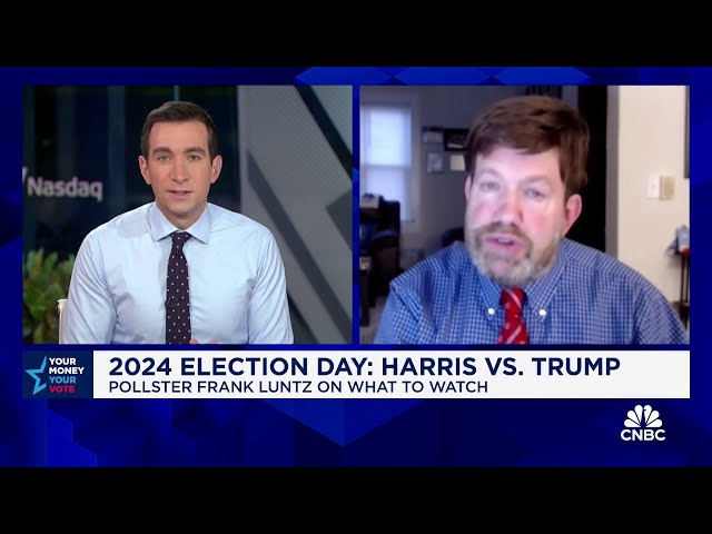 ⁣A record-setting turnout may be good news for Trump, says pollster Frank Luntz