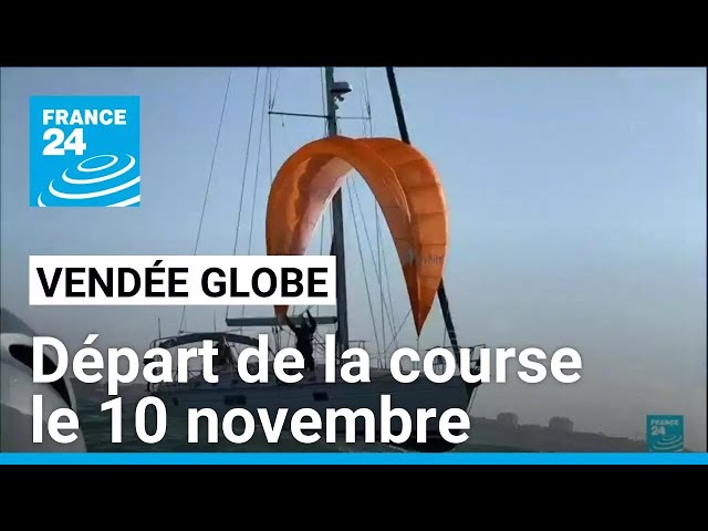 ⁣Vendée Globe : départ de la course le 10 novembre depuis les Sables d'Olonnes • FRANCE 24