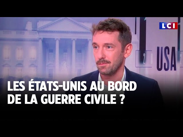 ⁣Les États-Unis au bord de la guerre civile ? Mathieu Gallard invité de LCI