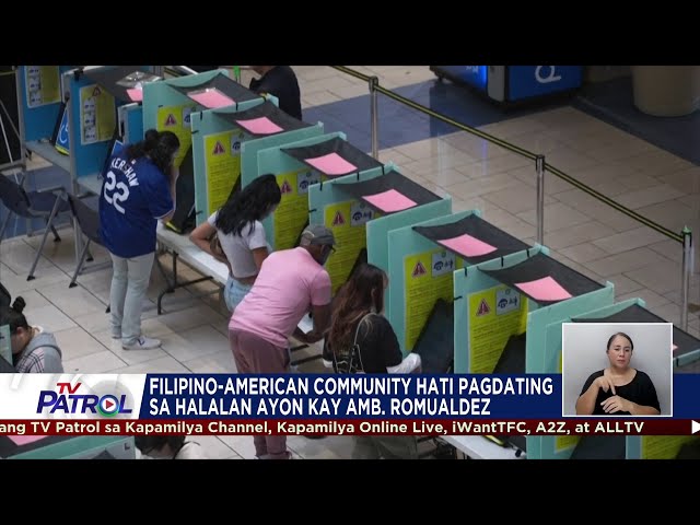 ⁣Halalan sa Amerika nagsimula na