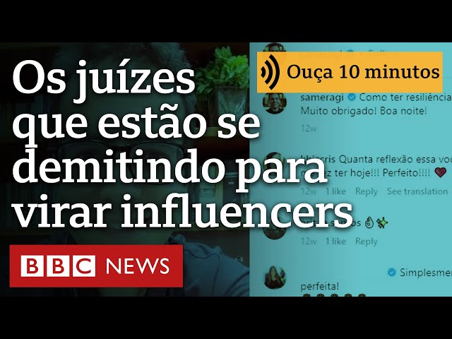 ⁣Os juízes que estão se demitindo para virar influenciadores, ter liberdade e ganhar mais dinheiro