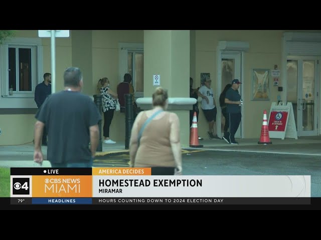 ⁣Florida voters to decide amendment that proposes homestead exemption change