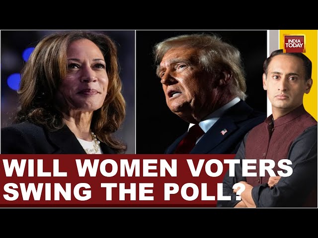 ⁣US Polls News Live: Will Women Voters Swing Polls? | Trump Vs Kamala | Newstrack  With Rahul Kanwal