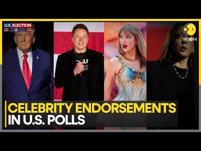 ⁣US Elections 2024: Will Hollywood Backing Help Kamala Harris or Donald Trump? | WION News