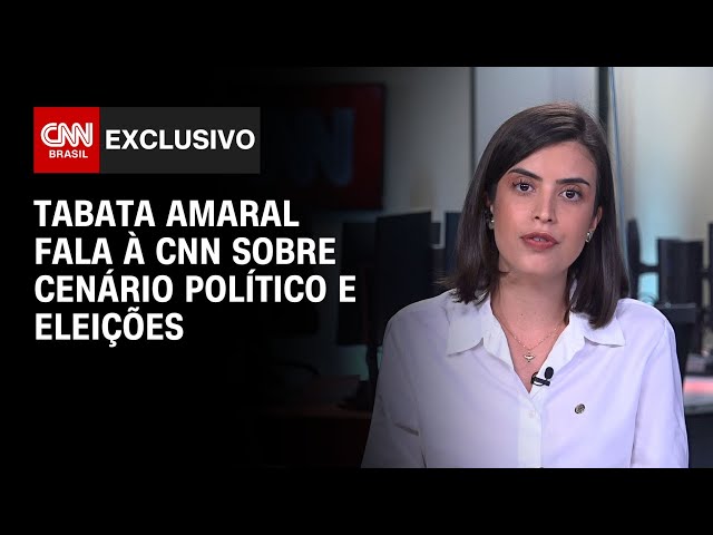 ⁣Tabata Amaral fala à CNN sobre cenário político e eleições | BASTIDORES CNN