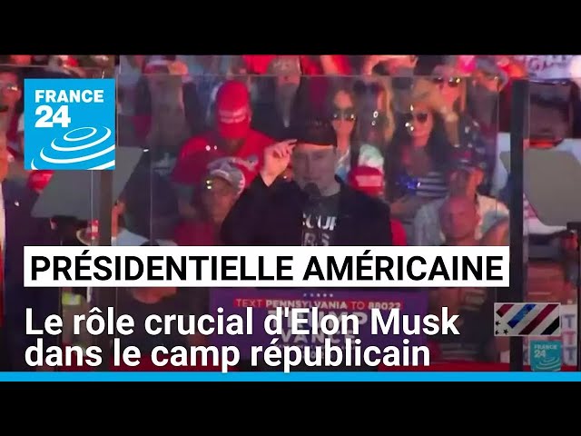 ⁣Présidentielle américaine : le rôle crucial d'Elon Musk dans le camp républicain • FRANCE 24