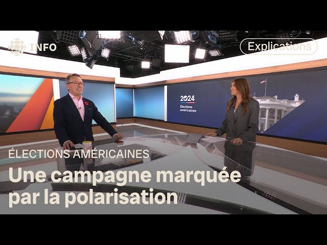 ⁣Élections américaines : une campagne marquée par la polarisation | D'abord l'info