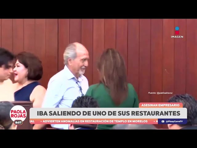 ⁣Asesinan al empresario restaurantero, Jorge Peraza, en Culiacán