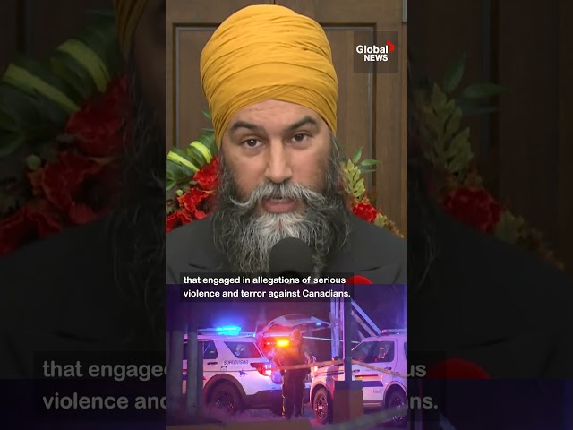 ⁣Singh criticizes Liberal MP for suggesting Sikh separatists have 'infiltrated' Canadian ag