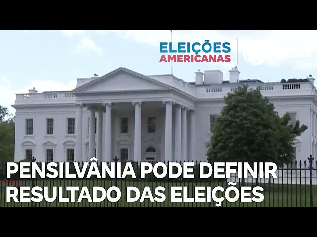 ⁣Estado da Pensilvânia pode definir resultado das eleições