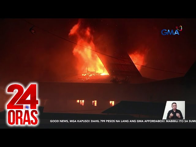 ⁣Nasa 100 na tindahan sa Commonwealth Market, apektado ng sunog | 24 Oras