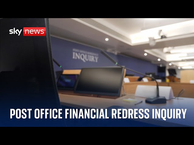 ⁣Watch live: Post Office financial redress inquiry