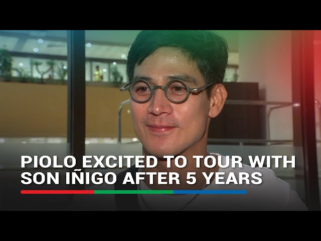 ⁣Piolo excited to tour with son Iñigo after 5 years