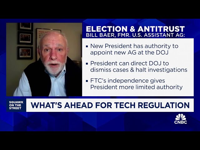 ⁣Change in the White House could mean a significant shift in antitrust enforcement, says Bill Baer