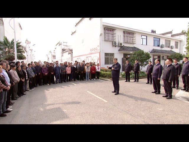 ⁣President Xi Jinping inspects central China's Hubei Province