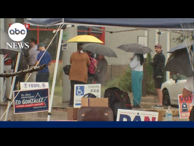 ⁣Texas voters head to polls