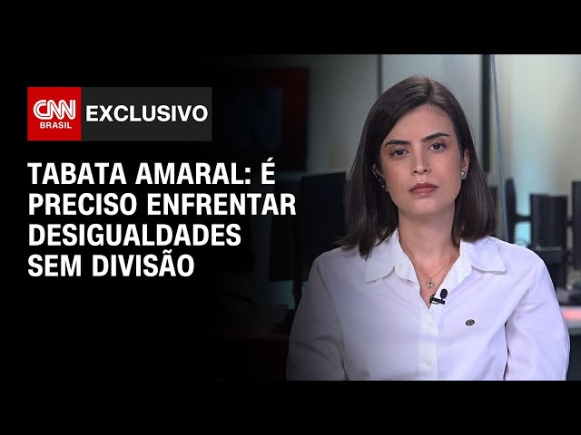 ⁣Tabata Amaral: É preciso enfrentar desigualdades sem divisão | BASTIDORES CNN