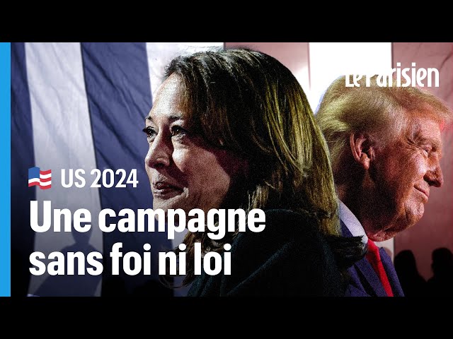 ⁣Trump-Harris : une course à la Maison-Blanche sous le signe de l’outrance